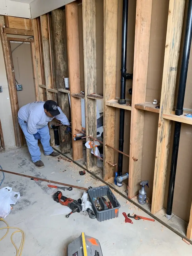 Commercial rough-in plumbing for Water Heater Replacement in Graniteville